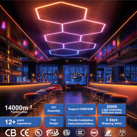 Éclairage de scène, couleurs mélangées, atmosphère changeante, plafonnier Led décoratif rvb pour boîte de nuit