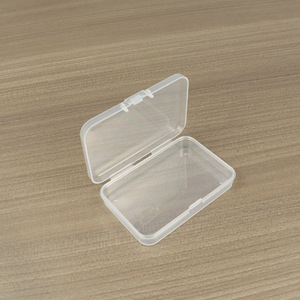 Transparent Plastic <b>Storage</b> <b>Box</b> Rectangle 7.5x5x1.5cm For Jewelry Hair Tie False Eyelash <b>Small</b> Parts Organizer - Product Image 4