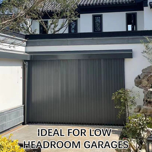 Portes sectionnelles horizontales électriques automatiques en alliage d'aluminium durable, vente en gros d'usine, portes <span class=keywords><strong>de</strong></span> <span class=keywords><strong>garage</strong></span> coulissantes latérales - Product Image 3