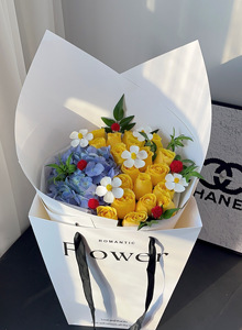Bolsa de Papel Verde Menta Personalizada OEM con Asa de Cinta a Juego y Logotipo de Marca para Boutique, Floristería, Embalaje de Regalos - Product Image 2