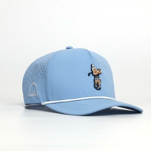 <span class=keywords><strong>Gorra</strong></span> de 5 Paneles de Alta Calidad con Logotipo Personalizado, Logotipo Bordado y Parche de Goma Lateral - Product Image 3