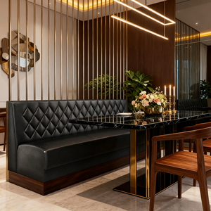 अच्छी गुणवत्ता अशुद्ध चमड़े अनुकूलन नाइट क्लब फर्नीचर बूथ बैठने की रात क्लब फर्नीचर - Product Image 2