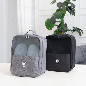 Sac de chaussures de golf de haute qualité avec logo personnalisé grande capacité en polyester imperméable fermeture à glissière avec cordon <span class=keywords><strong>pochette</strong></span> de chaussures de voyage durable - Product Image 6