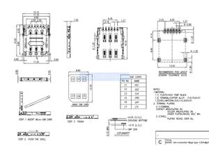 Original Nano <strong>Sim</strong> Klb6p14hflip Patch Nano Mobile communication <strong>SIM</strong> card holder resistant t - Product Image 2