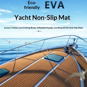 Alfombrilla Antideslizante de Plástico Eva para Suministros Marinos, Simulando Pisos de Madera de Caoba - Product Image 2