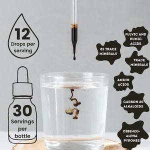 Shilajit-líquido orgánico de marca privada, gota de ácido húmico Natural, 85 trazos de minerales, <span class=keywords><strong>magnesio</strong></span>, <span class=keywords><strong>Zinc</strong></span> y más - Product Image 2