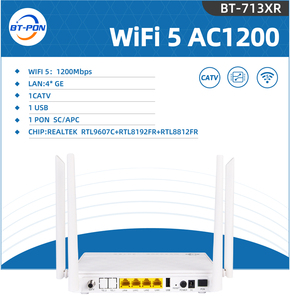 Fibra dual Xpon ONT 5GHz 4GE Puerto de doble banda AC 25GE Router 24G 5G <span class=keywords><strong>4</strong></span> Antena FTTH Fibra Multipuerto CATV Band ONU WIFI Gpon 5Ghz 4Ge - Product Image 3