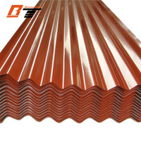 Matériaux de construction de vente chaude DX51D SGCC couleur toit en acier ondulé plaque métallique toit