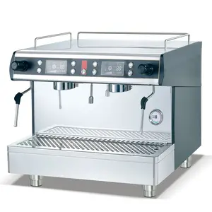 Pembuat kopi Espresso komersial, mesin kopi Espresso semi otomatis Italia
