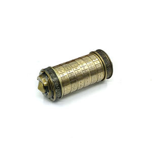Código <span class=keywords><strong>Da</strong></span> <span class=keywords><strong>Vinci</strong></span> Juguetes Metal Cryptex Cerraduras Contraseña Cilindro Regalos DE BODA Contraseña Presente Contraseña Letra Bloqueo Anillo Titular - Product Image 5