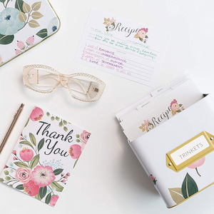 Tùy Chỉnh Chất Lượng Hộp Quà Tặng Thời Trang Màu Trắng Đầy Màu Sắc Thẻ Kim Loại Trang Trí Công Thức Hộp - Product Image 2