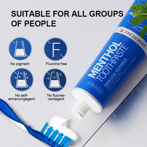 KORMESIC Private Label OEM 120g Fresh Mint Cooling Toothpaste Menthol <b>Teeth</b> Paste Organic Fresh Breath <b>Whitening</b> Rich Foam - Product Image 2