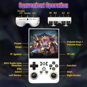 เครื่องเล่นเกมพกพา R36MAX ลินุกซ์โอเพนซอร์ส<span class=keywords><strong>4</strong></span>นิ้ว HD IPS หน้าจอ4000mAh แบตเตอรี่ WIFI สนับสนุนการต่อสู้ - Product Image 6