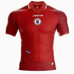 Maillot de football respirant à manches courtes en polyester de haute qualité pour la vente en gros en Haïti - Product Image 4