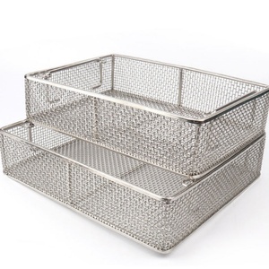 Cesto di filo per asciugatura in maglia 316 acciaio inossidabile a forma speciale personalizzato per uso alimentare - Product Image 5