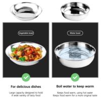 Chauffe-plats de luxe en acier inoxydable doré 8L, alimenté au carburant, pour buffet, nouveau design pour restaurants, fêtes, hôtels, maison