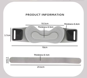 Estabilizador de Rótula de Silicona con Absorción de Impactos, Banda de Soporte para Tendón <span class=keywords><strong>Rotuliano</strong></span> con Doble Compresión para Alivio del Dolor - Product Image 4