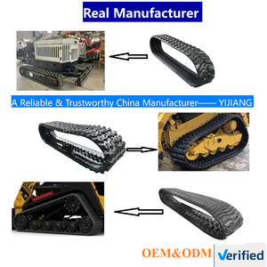 Petite piste en caoutchouc pour mini-pelle 250x72 250x96 250x109 260x96 260x109 280x72 280x106 300x52.5W 300x52.5K 300x53 - Product Image 6