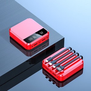 Nuevo Mini Power Bank de 10W de Salida, 20000mAh/10000mAh, Pantalla Digital, Cable Integrado, Banco de Energía Portátil - Product Image 2