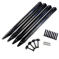 Kit de pièces pour machine d'arcade à monnayeur pour jeu de flippers, 1 à 4 joueurs, avec prise britannique