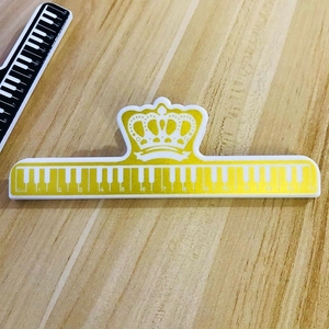 Wholesale Crown Music Page Clips Piano Key Pattern Plastic <b>Book</b> Mark Ruler Multifunctional Sheet Music Holder For Musician - Product Image 5