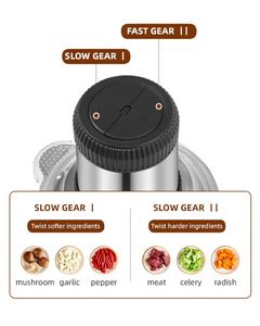 Mélangeur de légumes électrique hachoir à nourriture verre mini plastique intelligent bébé magique, hachoir à viande <span class=keywords><strong>pour</strong></span> le ménage/ - Product Image 2