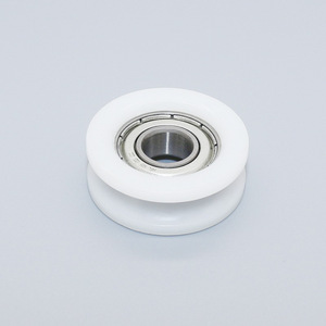 Roulements 608ZZ fournis par le fabricant, rouleaux en forme de U revêtus de plastique et de caoutchouc, rails de guidage, poulies, roues de guidage - Product Image 5