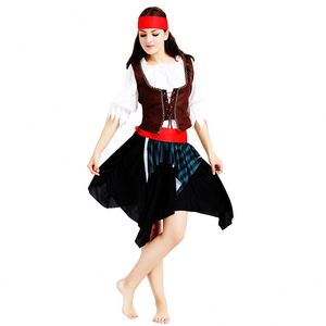 Venta Directa de Fábrica, Disfraz de Pirata de Alta Calidad para Mujer, Cosplay, Carnaval, Halloween, Fiestas, Disfraces - Product Image 4