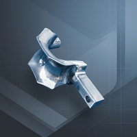 Pièces usinées sur mesure en aluminium complexe par usinage CNC 5 axes, à tolérances strictes, pour structure mécanique