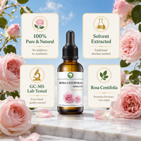 Matériel de qualité supérieure pour la fabrication de parfums d'intérieur : Absolue de rose (Rosa Centifolia) pour bougies parfumées et bases de diffuseurs à bâtonnets