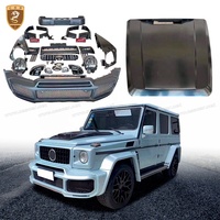 Conversion W464 Bra-B Style large Bodykit pour Mercedes Benz classe G W463 Kit carrosserie voiture pare-chocs assemblage capot 4X4 arc garde-boue fusées