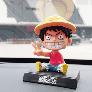 Statuetta 3D di <span class=keywords><strong>One</strong></span> <span class=keywords><strong>Piece</strong></span> con Testa Oscillante, Modellino in PVC di Luffy, Roronoa Tony, Chopper, Ornamento per Interni Auto, Giocattolo - Product Image 6