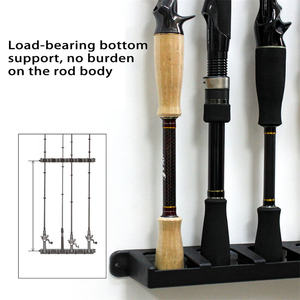 Support de canne à pêche Vertical, support de poteau, support mural modulaire pour Garage <span class=keywords><strong>carpe</strong></span>, accessoires de pêche - Product Image 4