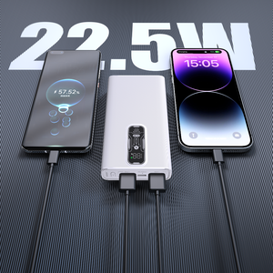 HDL รุ่นล่าสุด 22.5W Type C Output ชาร์จเร็วสุดแรง พาวเวอร์แบงค์ 20000mah หน้าจอดิจิตอล แสดงความจุจริง 20000mah Pd Power Bank - Product Image 3
