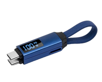 Câble de données magnétique 3-en-1 USB-C avec porte-clés, certifié CE RoHS REACH, idéal pour les cadeaux promotionnels d'entreprise, design portable, mini chargeur magnétique