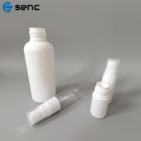 Bouteille pulvérisateur en plastique blanc rechargeable, nettoyant multi-usages, pompe à brume fine pour le nettoyage de la cuisine et de la salle de bain, anti-fuite, approvisionnement en vrac