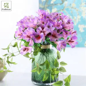 Bán Chạy Alstroemeria Nhân Tạo Peru Lily Hoa Lụa Trang Chủ Đảng Khách Sạn Trang Trí Đám Cưới