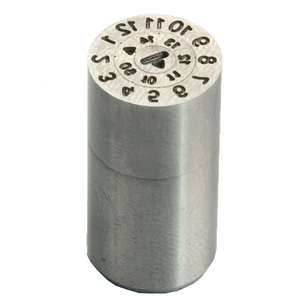 Nhà Máy bán hàng trực tiếp Chất lượng cao kim loại số ngày tem năm tháng ngày ffob stamping tem cho khuôn ép nhựa - Product Image 3