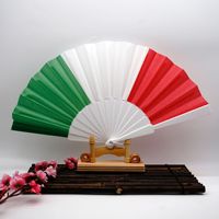 Ventilateur hiti pliable à la main, en plastique, imprimé personnalisé, 1 pièce