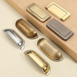 דלת ארון פליז מוצקה גבוהה ידית ידיות שולחן ארון ארון בגדים ארון בגדים ימשוך מגירות וחומרה רהיטים - Product Image 3