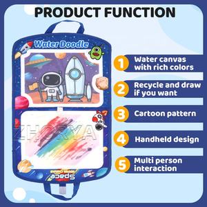 Zhorya حقيبة اليد التعليمية المحمولة أكوا ماجيك المياه خربش حصيرة لوحة الرسم للأطفال - Product Image 4