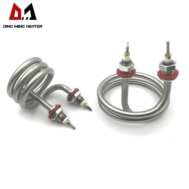 220V 2000W SS304 Spiral Immersion Tubular Heater Resistance Wire Heating Element for Coffee Kettle