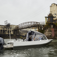 Kinocean — cabine résistante en aluminium, bateau de pêche et de Sport, soudage profond V