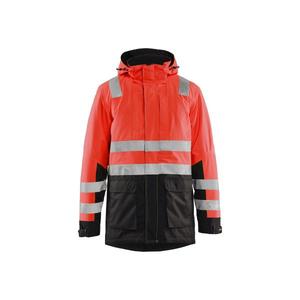 Blaklader-449519875599S ชุดทำงาน HI-VIS 7330509653111 Hi-Vis สีแดง/ดำ - Product Image 1