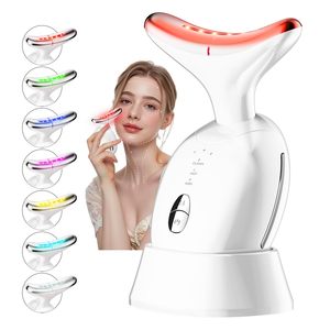 Masajeador Portátil SHOmfrs de Microcorriente Galvánica de 7 Colores, Vibración de Alta Frecuencia, Estiramiento Facial y de Cuello, Reafirmante de Ojos, Herramienta Recargable - Product Image 1