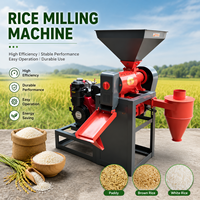 Meilleure machine à décortiquer le riz à moteur diesel, mini décortiqueuse et moulin à riz à vendre
