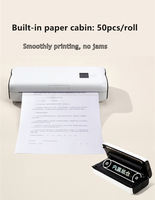 Impresora térmica Coditeck Document A4 con interfaz USB 203DPI Resolución 50 mm/s Velocidad de impresión-Diseño portátil