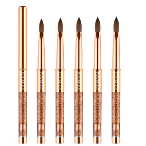 Pennello acrilico Kolinsky 100% di qualità Premium all'ingrosso dimensioni #10 #16 <span class=keywords><strong>per</strong></span> polvere <span class=keywords><strong>per</strong></span> Manicure - Product Image 2