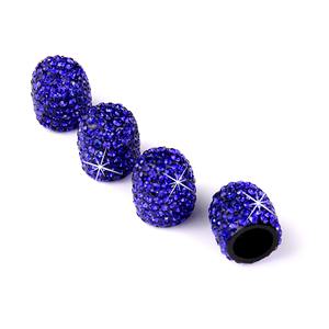 Bouchons de valve de pneu de voiture en strass colorés, bouchons de valve anti-poussière brillants en diamant pour vélos, voitures, camions, motos - Product Image 6