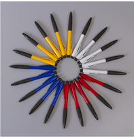 Pulpen Promosi Logo Kustom Grosir untuk Natal, Pulpen Plastik dengan Bodi Olahraga, Lebar Tulisan 0.7 mm, Murah